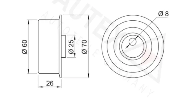 Tensioner Pulley, timing belt