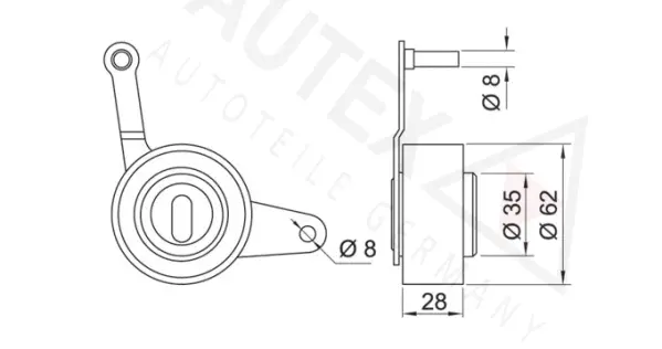 Tensioner Pulley, timing belt