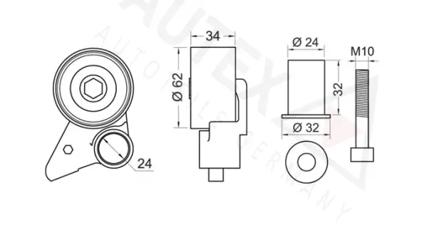 Tensioner Pulley, timing belt