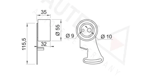 Tensioner Pulley, timing belt
