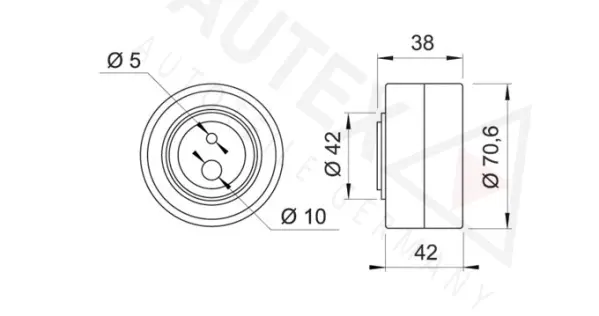 Tensioner Pulley, timing belt