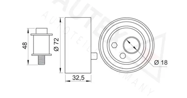 Tensioner Pulley, timing belt
