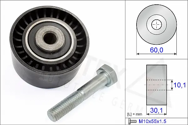 Deflection/Guide Pulley, timing belt (651422)
