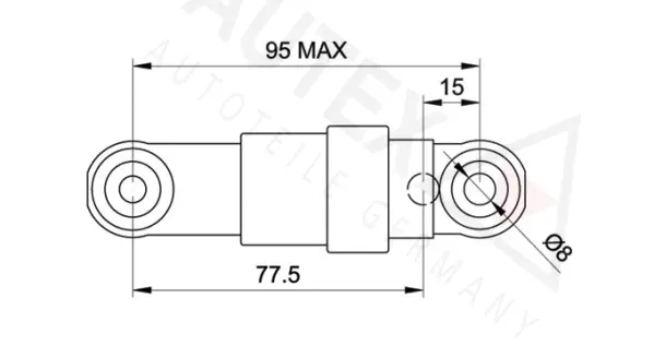Vibration Damper, V-ribbed belt