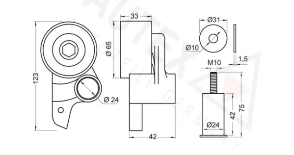 Tensioner Pulley, timing belt