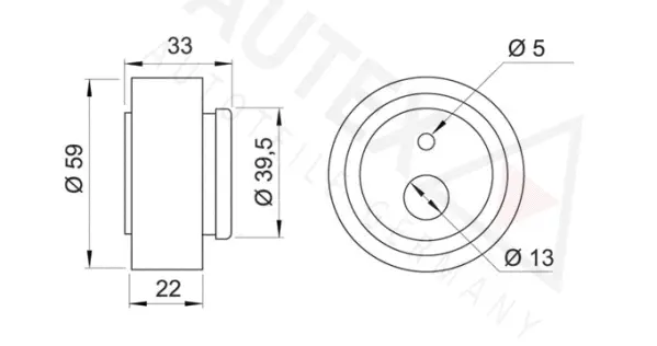 Tensioner Pulley, timing belt
