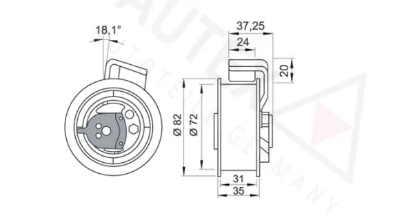 Tensioner Pulley, timing belt