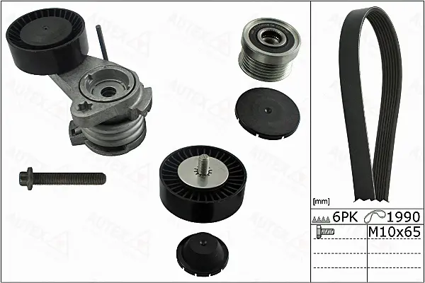 V-Ribbed Belt Set (702855)