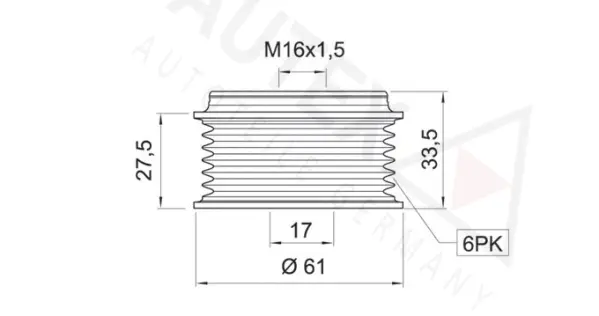 Alternator Freewheel Clutch