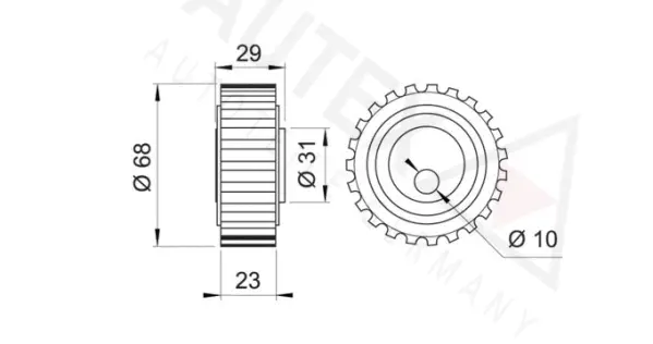 Tensioner Pulley, timing belt