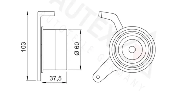 Tensioner Pulley, timing belt