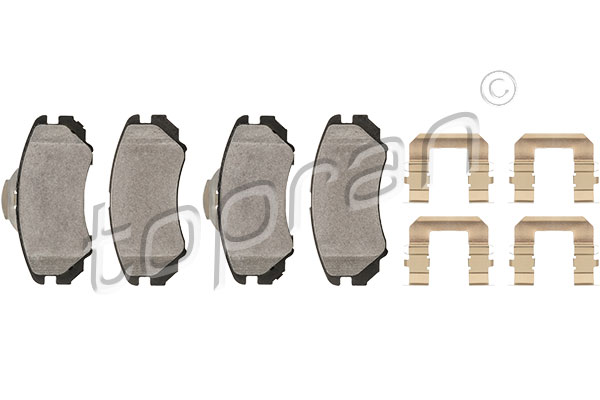 Brake Pad Set, disc brake (820 699)