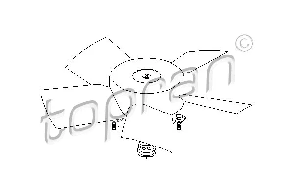 Fan, engine cooling (207 321)