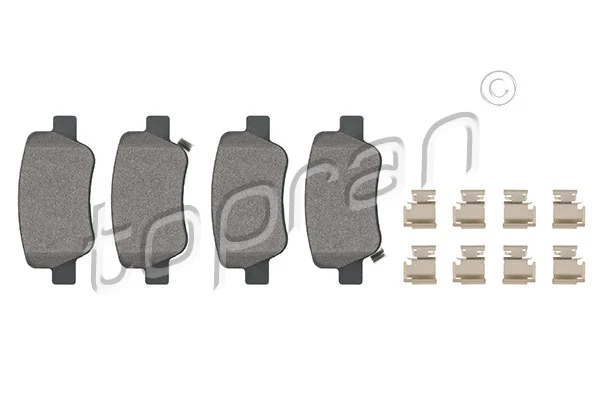 Brake Pad Set, disc brake (624 517)