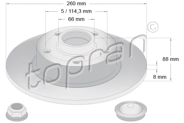 Brake Disc (701 161)