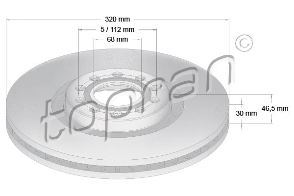 Brake Disc (110 432)