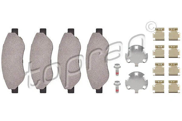 Brake Pad Set, disc brake (207 644)