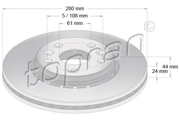 Brake Disc (700 817)