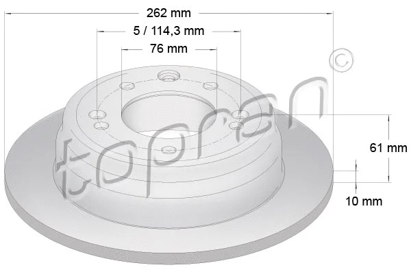 Brake Disc (820 608)