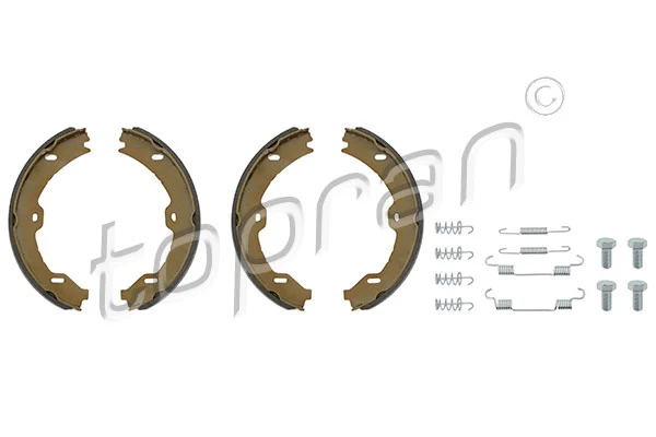 Brake Shoe Set, parking brake (401 026)