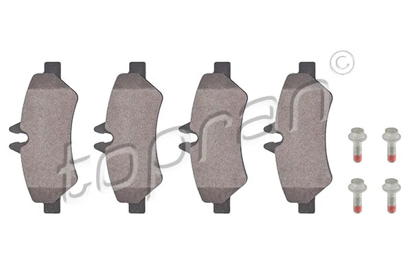 Brake Pad Set, disc brake (111 657)