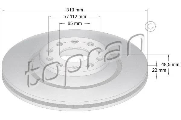 Brake Disc (110 418)