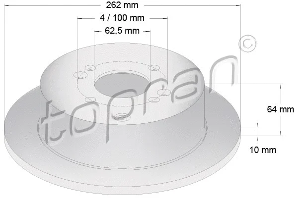 Brake Disc (820 281)