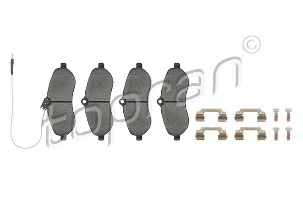 Brake Pad Set, disc brake (624 518)