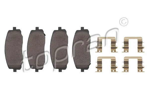 Brake Pad Set, disc brake (820 736)