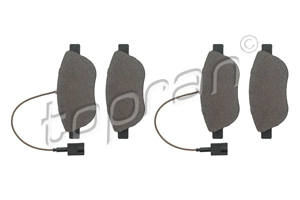 Brake Pad Set, disc brake (208 886)