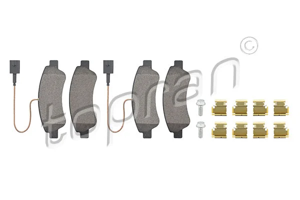 Brake Pad Set, disc brake (723 622)