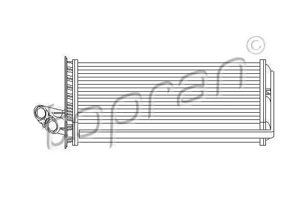 Heat Exchanger, interior heating (721 422)