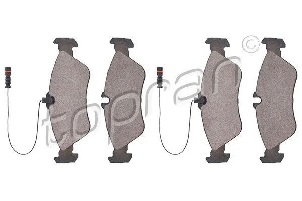 Brake Pad Set, disc brake (109 470)