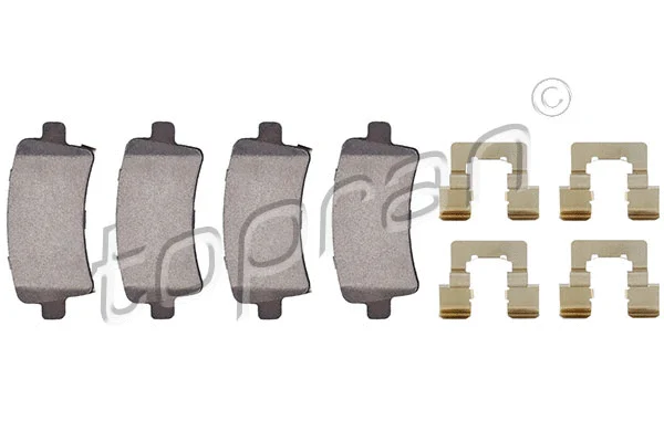 Brake Pad Set, disc brake (207 651)
