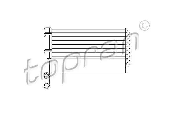 Heat Exchanger, interior heating (302 111)