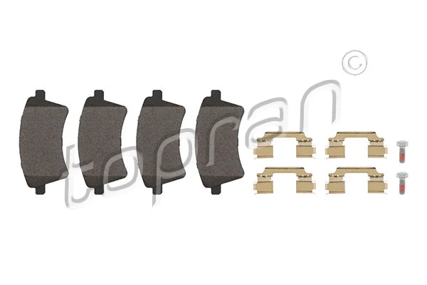 Brake Pad Set, disc brake (700 816)