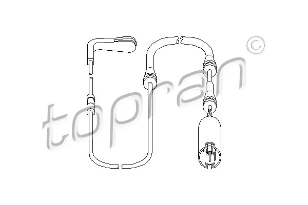 Sensor, brake pad wear (501 837)