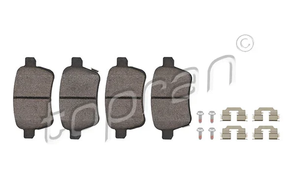 Brake Pad Set, disc brake (208 805)