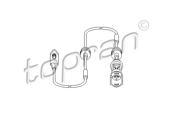 Sensor, brake pad wear (203 970)