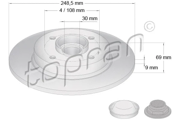 Brake Disc (722 485)