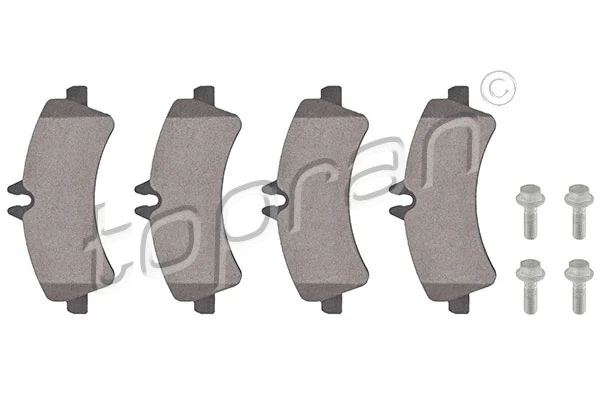 Brake Pad Set, disc brake (111 658)