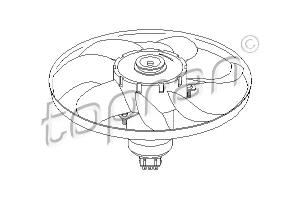 Fan, engine cooling (107 711)
