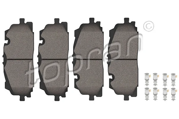 Brake Pad Set, disc brake (117 686)