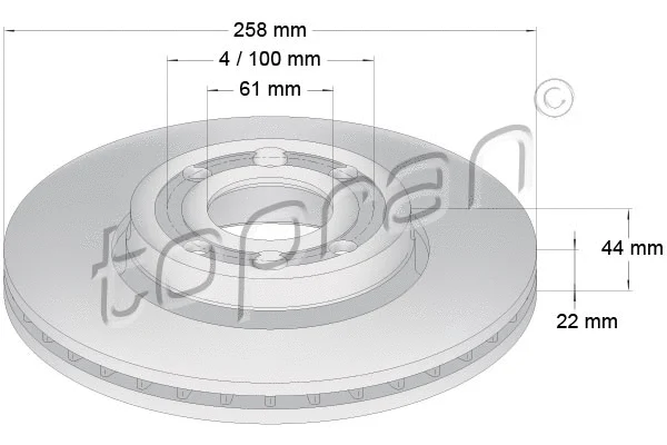 Brake Disc (701 203)