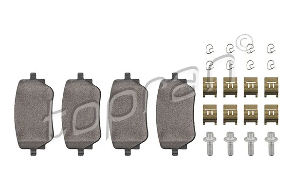 Brake Pad Set, disc brake (624 512)