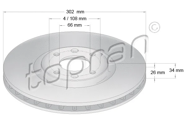Brake Disc (722 835)