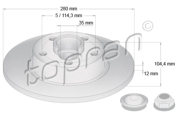 Brake Disc (701 922)