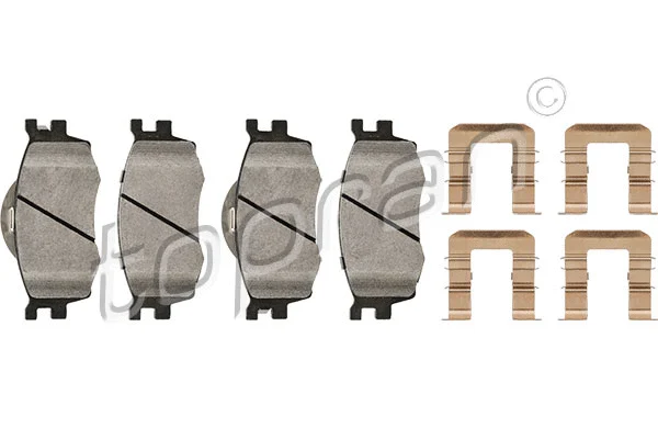 Brake Pad Set, disc brake (820 698)