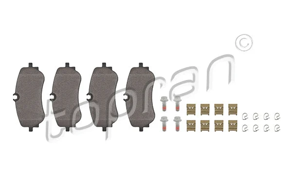 Brake Pad Set, disc brake (624 504)