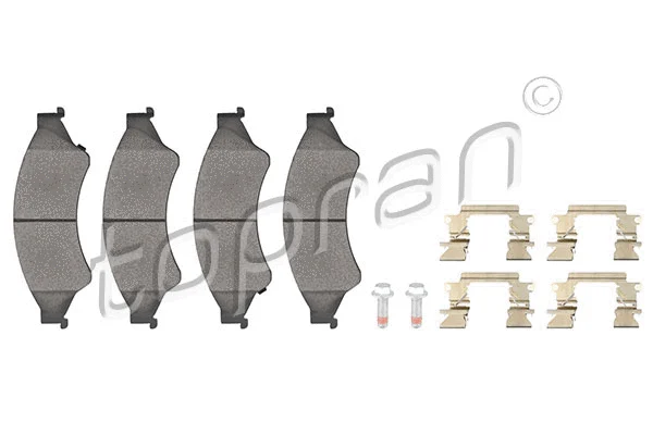 Brake Pad Set, disc brake (305 186)